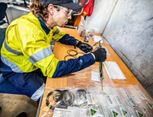 Black Diamond Drilling Australian Worker