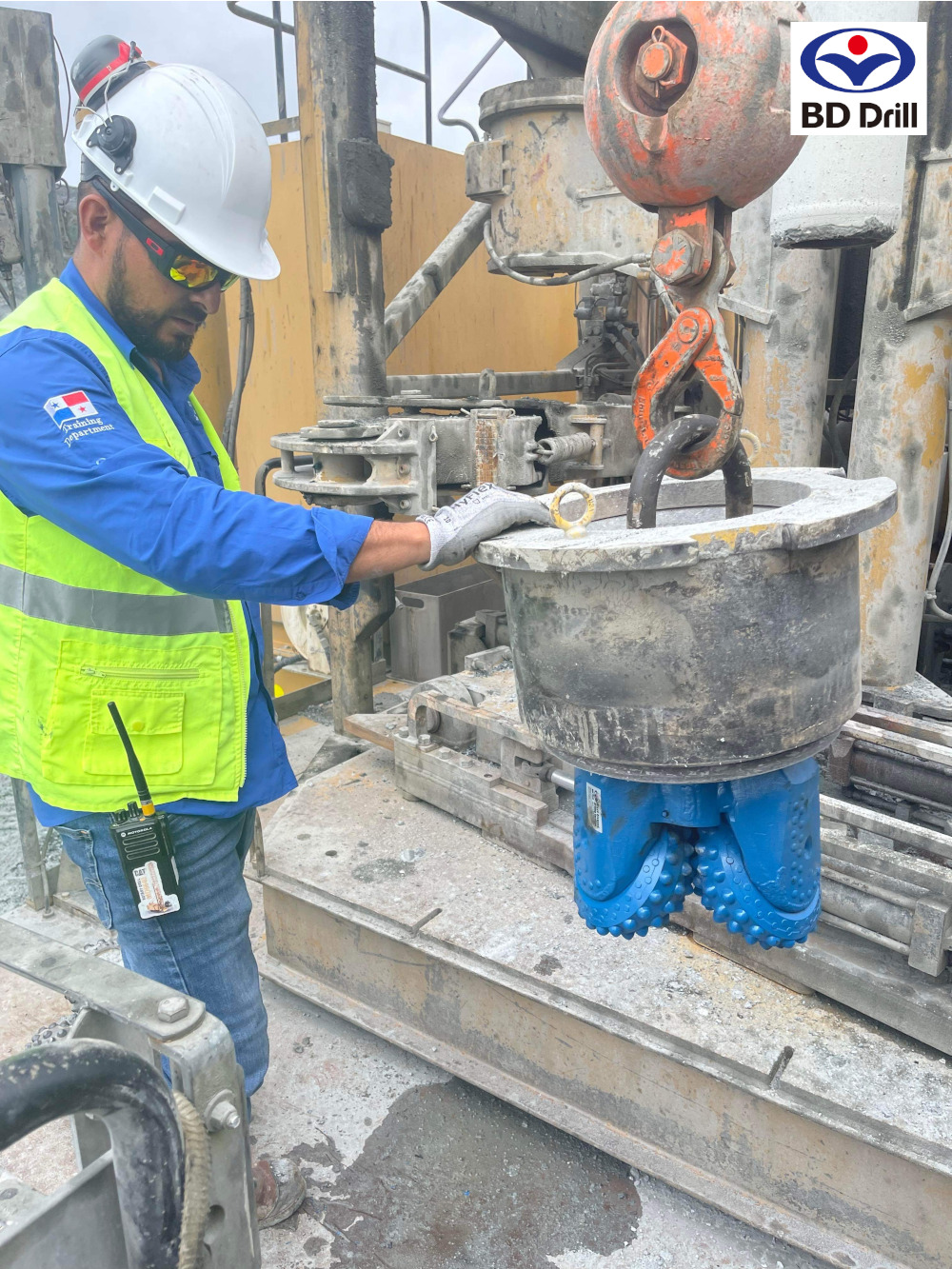 Black Diamond Drilling Deck Bush in Operation