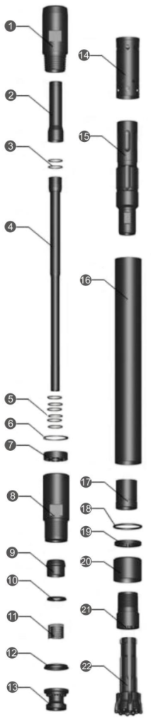 Black Diamond Drilling RC35 RC Hammer parts list 2026