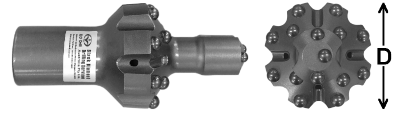 Black Diamond Drilling Top Hammer Hand Held Tools THU-HO-102-41-R32