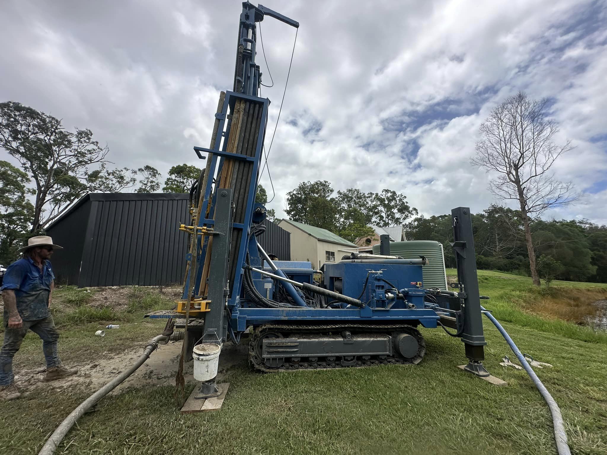 Black Diamond Drilling in Partnership with LederDrill W400 trials commencing