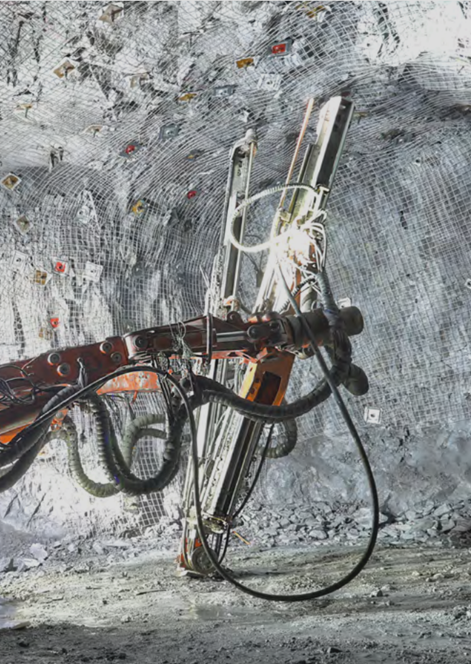 Black Diamond Drilling Split set friction bolts