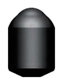 Black Diamond Drilling Double Dome Button